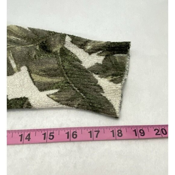 SHOW ME YOUR MUMU Women Woodsy Sweater Sz XXL Green Majestic Palm Knit 79-4 - Picture 10 of 11